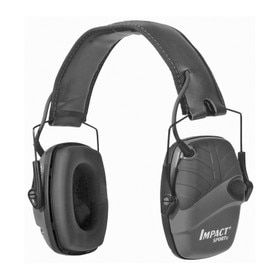 Howard Leight Impact Sport Electronic Earmuff in Black